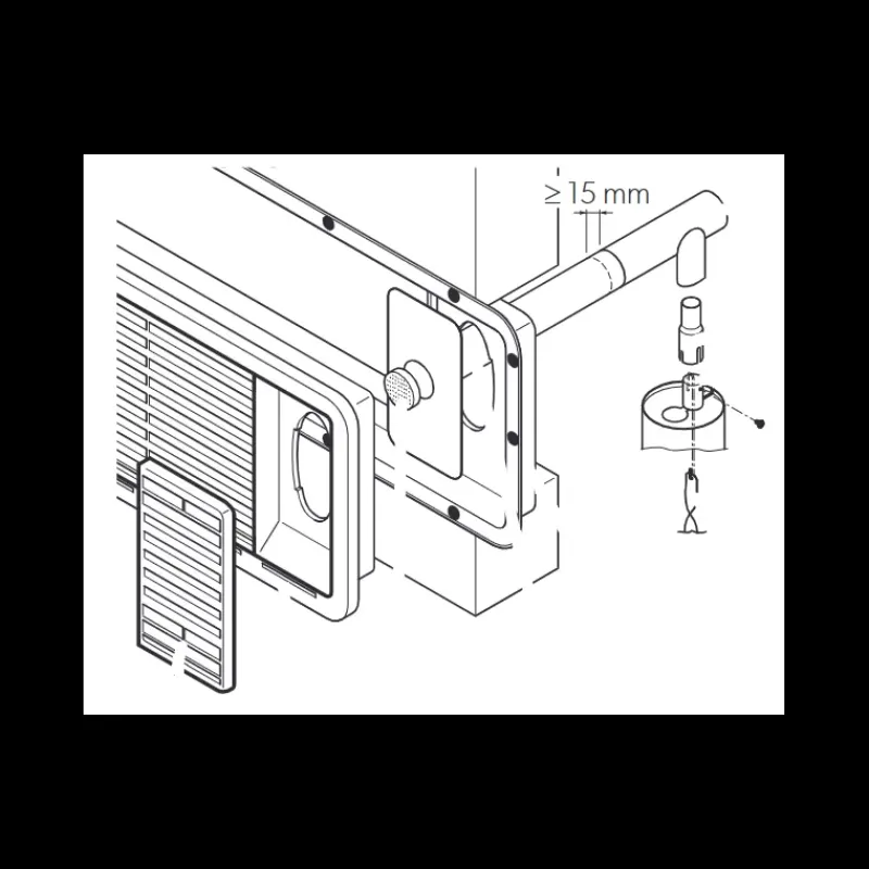 Outlet Cheminée complète Série 4 & ELECTROLUX Réfrigérateur·Accessoire Réfrigérateur