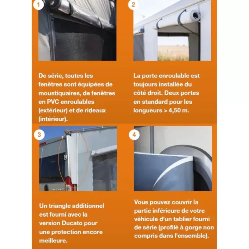 New Façade CampRoom Store·Habillage, Paroi & Côté De Store