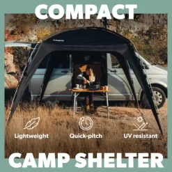 Sale Compact Camp Shelter Abri, Séjour & Parevent·Toile D'Ombrage, Tarps & Tonnelle|Vie En Plein Air·Paravent, Toile D'Ombrage & Tonnelle
