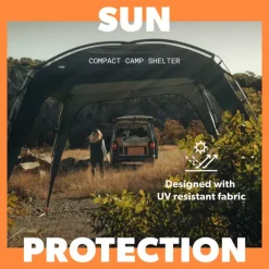 Sale Compact Camp Shelter Abri, Séjour & Parevent·Toile D'Ombrage, Tarps & Tonnelle|Vie En Plein Air·Paravent, Toile D'Ombrage & Tonnelle