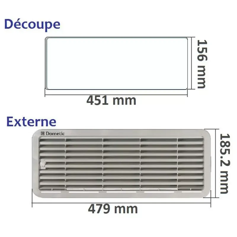 Grille ABSFRD-VG-100 | LS100 | Blanche*Dometic Discount