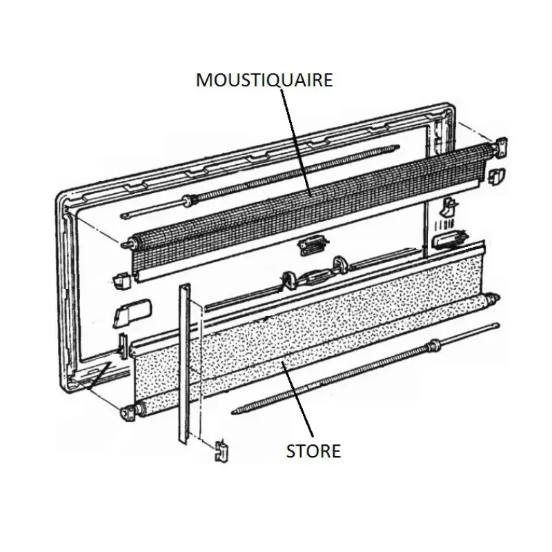 Online Moustiquaire ou store S4 Fenêtre & Baie·Pièce Détachée Baie & Fenêtre