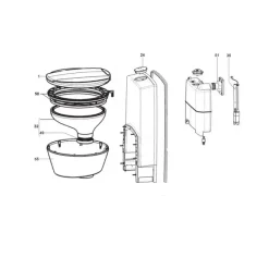 Pièce détachée WC CTS 4110 Wc & Sanitaires·Pièces Détachées Wc