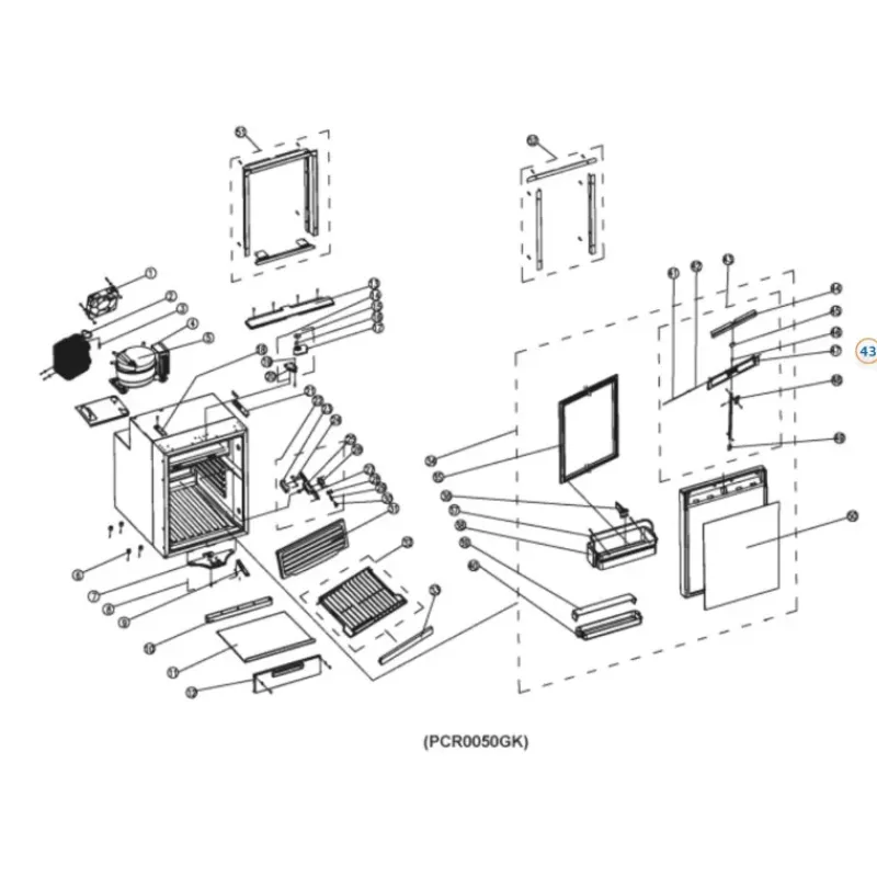 Pièces détachées réfrigérateur CR-0050*Dometic Online