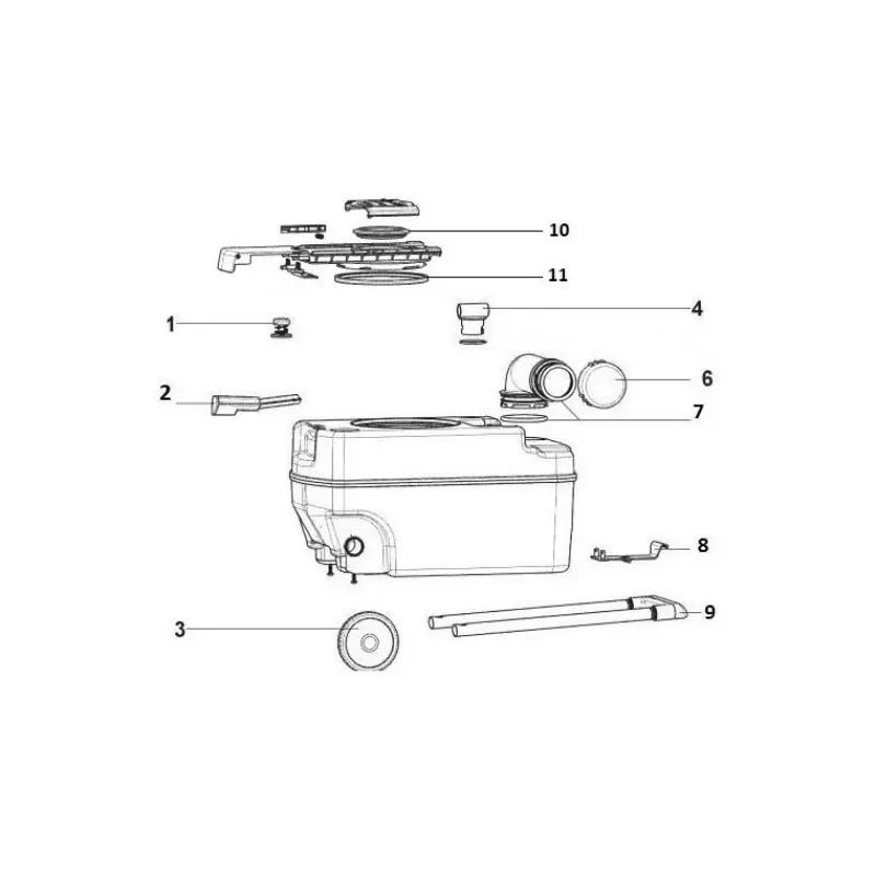 Pièces détachées WC CT-3110*Dometic Sale