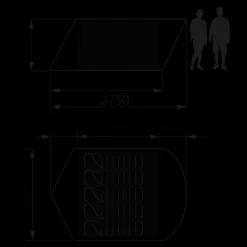 Reunion FTG 5X5 Redux Toile De Tente Gonflable·Tente Gonflable 5 Personnes