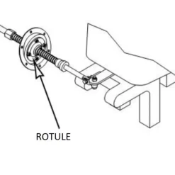 Outlet Rotule inox câble direction Poste De Pilotage·Direction & Accessoire