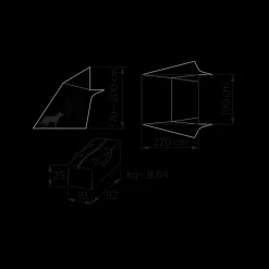 Online RT Awning L pour TRT 140 Air Tente De Toit, Barre De Toit, Coffre & Échelle·Accessoires Pour Tente De Toit