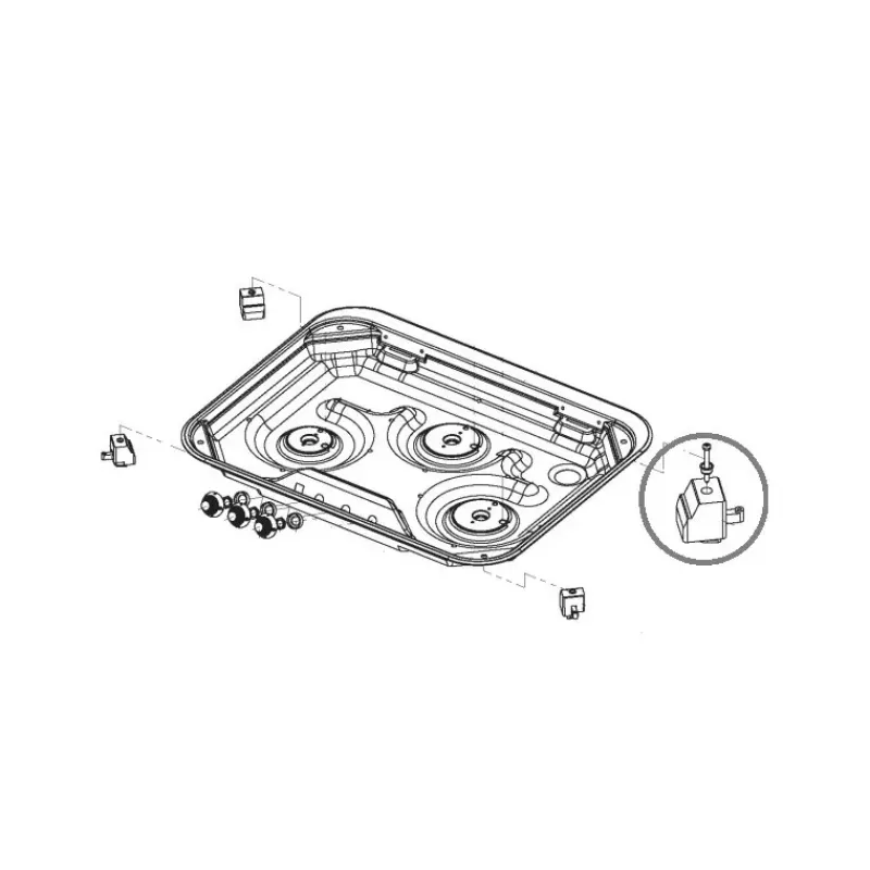 Outlet SMEV fixation plan de cuisson Appareil De Cuisson Intérieur·Pièce Détachée Pour Appareils De Cuisson|Cuisson Intérieure, Réchaud Et Réchaud-Four·Accessoires Réchaud & Four