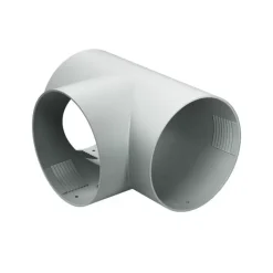 New TwinBoost TP | Pièce en T 65mm Accessoire Pour Chauffage Et Combiné·Bouches Et Raccords De Gaines D'Air Chaud