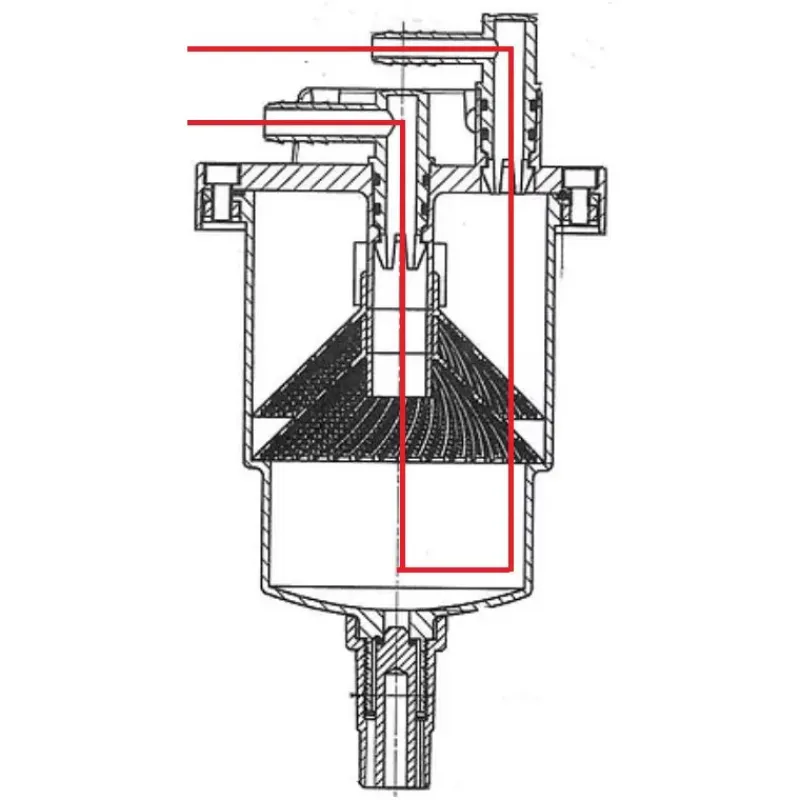 Outlet Décanteur 160 L/h Circuit Carburant·Filtre & Pré-Filtre