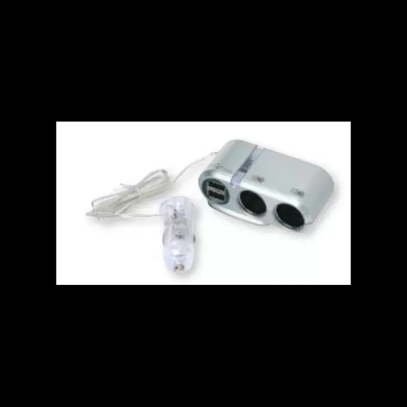 EA Multiprise 12 V double allume-cigare + USB*Euro Accessoires