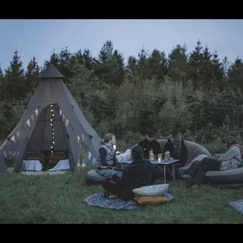 Discount Rands Tipi Toile De Tente À Armature·Tente 8 Personnes Et Plus