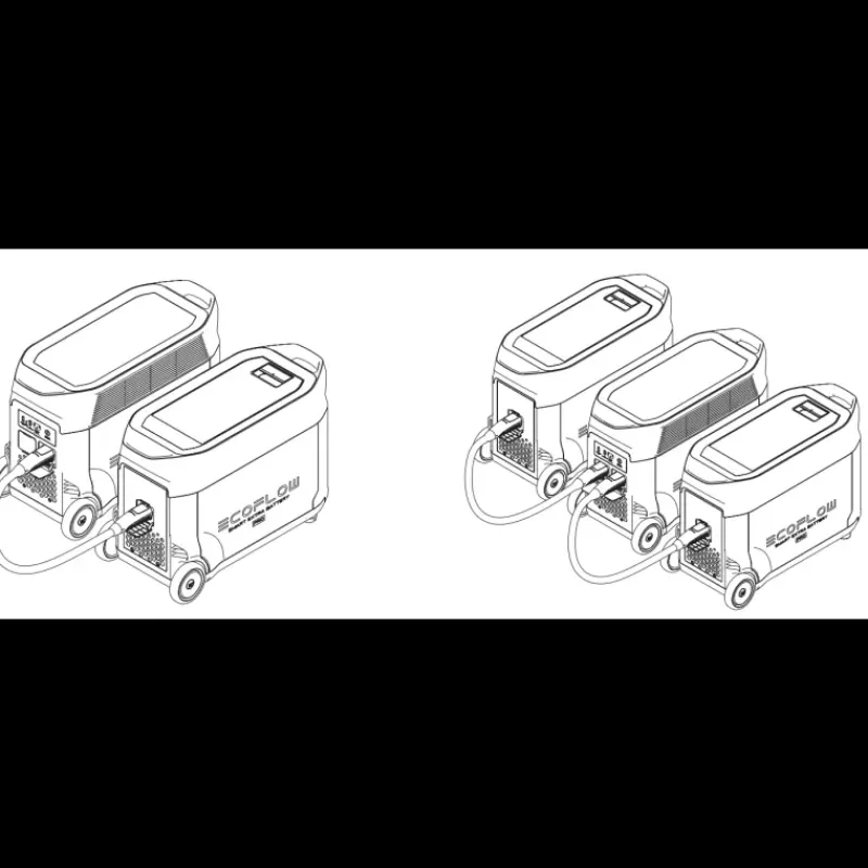 Outlet Batterie additionnelle Delta Pro Electricité & Éclairage·Batterie Nomade & Groupe Électrogène Solaire|Batterie·Batterie Nomade Et Station D'Énergie