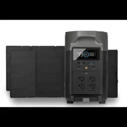 Outlet Delta pro 3600 Wh + Panneaux solaires 2 x 400 W Electricité & Éclairage·Batterie Nomade & Groupe Électrogène Solaire|Batterie·Batterie Nomade Et Station D'Énergie