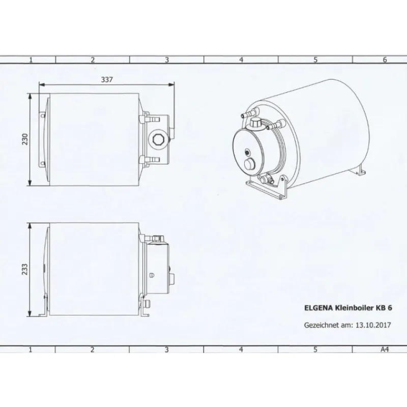 Boiler KB 6 | 12V - 200W*Elgena New