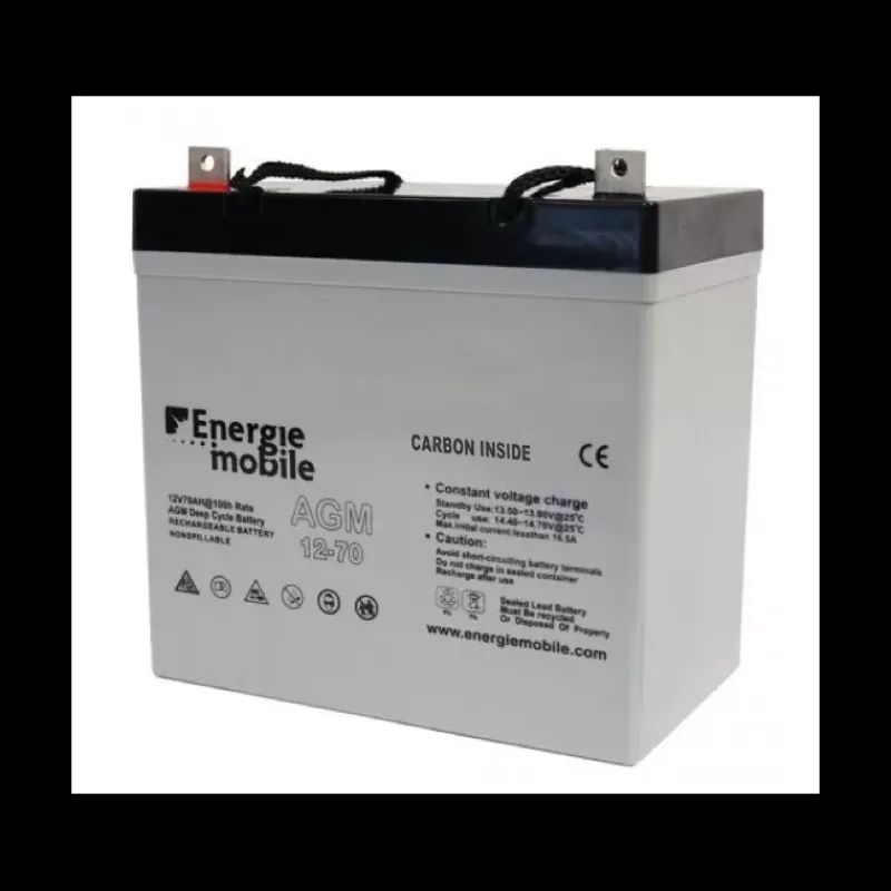 Best EM Batterie AGM plomb carbone 70Ah Batterie·Batterie Agm|Batteries·Batterie Agm