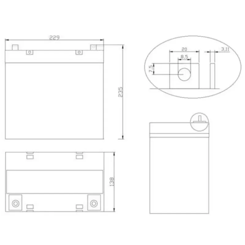 Best EM Batterie AGM plomb carbone 70Ah Batterie·Batterie Agm|Batteries·Batterie Agm