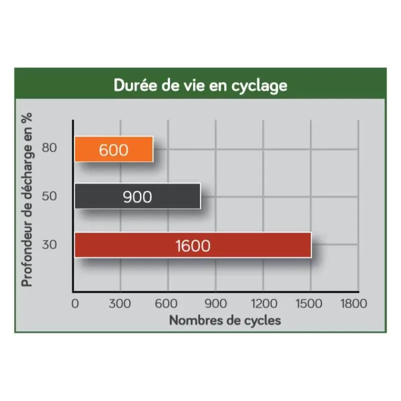 EM Batterie AGM plomb carbone 220 Ah*Energie Mobile Hot