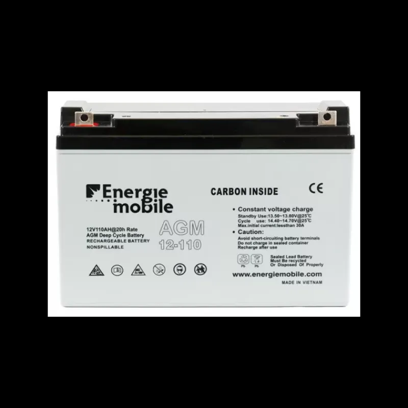 Sale EM Batterie AGM plomb carbone 110Ah Batterie·Batterie Agm|Batteries·Batterie Agm