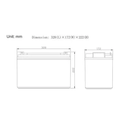 EM Batterie GEL plomb carbone 110Ah*Energie Mobile Sale