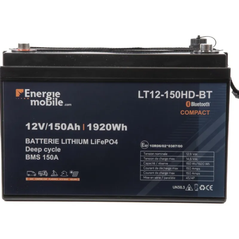 Best EM Batterie Lithium LT 12-150 Ah HD-BT - 1920 Wh Batterie·Batterie Lithium|Batteries·Batterie Lithium