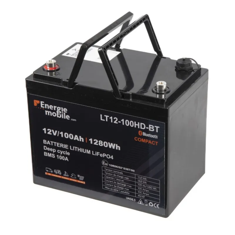 EM Batterie Lithium LT 12-100 Ah HD-BT - 1280 Wh*Energie Mobile Online