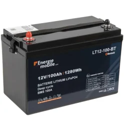 EM Batterie Lithium LT 12-100 BT  12 V | 1280 Wh*Energie Mobile Best
