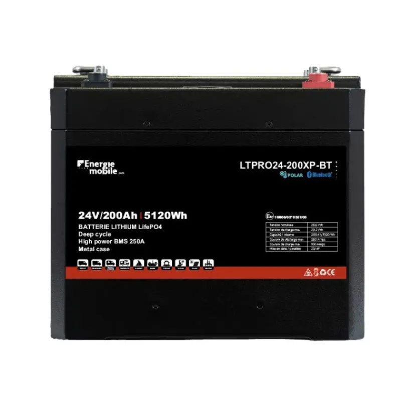 Outlet EM Batterie Lithium LTPRO 24-200 Ah XP-BT | 5120 Wh Batterie·Batterie Lithium|Batteries·Batterie Lithium