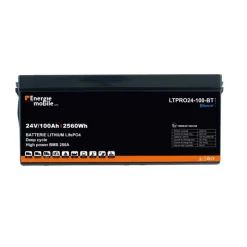 EM Batterie Lithium LTPRO 24-100 Ah BT | 2560 Wh*Energie Mobile Discount