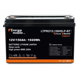 EM Batterie Lithium LTPRO12-150 HD-P-BT- 1920 Wh*Energie Mobile Discount