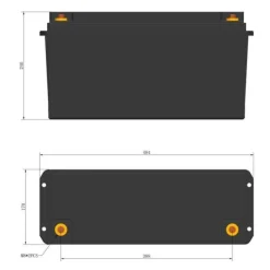 EM Batterie Lithium LTPRO 12-150 Ah BT - 1920 Wh*Energie Mobile Discount