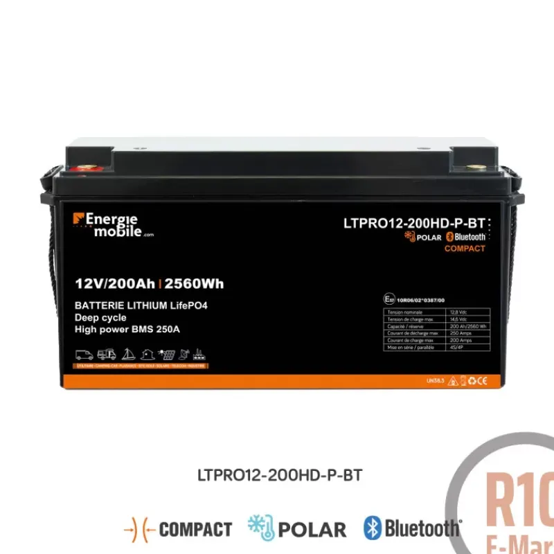 Sale EM Batterie Lithium LTPRO12-200HD-P-BT- 2560 Wh Batterie·Batterie Lithium|Batteries·Batterie Lithium