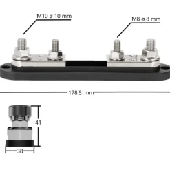 Best EM Busbar - porte fusible ANL | 600 A Distribution & Protection·Busbar Et Bornier Dc|Distribution & Protection·Fusible, Relais Et Disjoncteur Dc
