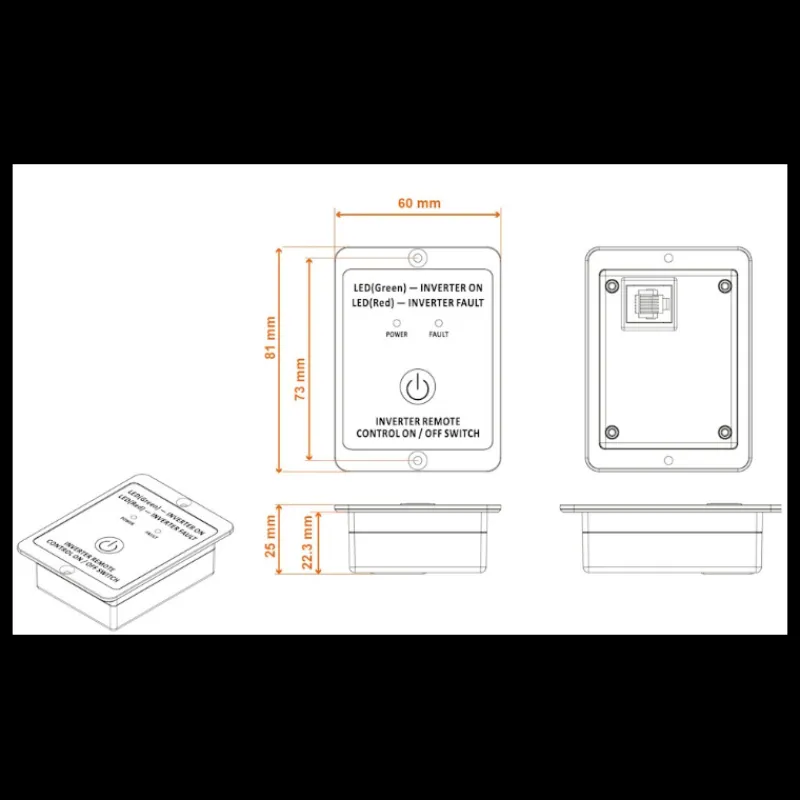 Hot EM Commande à distance convertisseur DC-AC | PSW-V2 Production Électrique·Convertisseur Dc-Ac|Production Électrique·Convertisseur Dc-Ac
