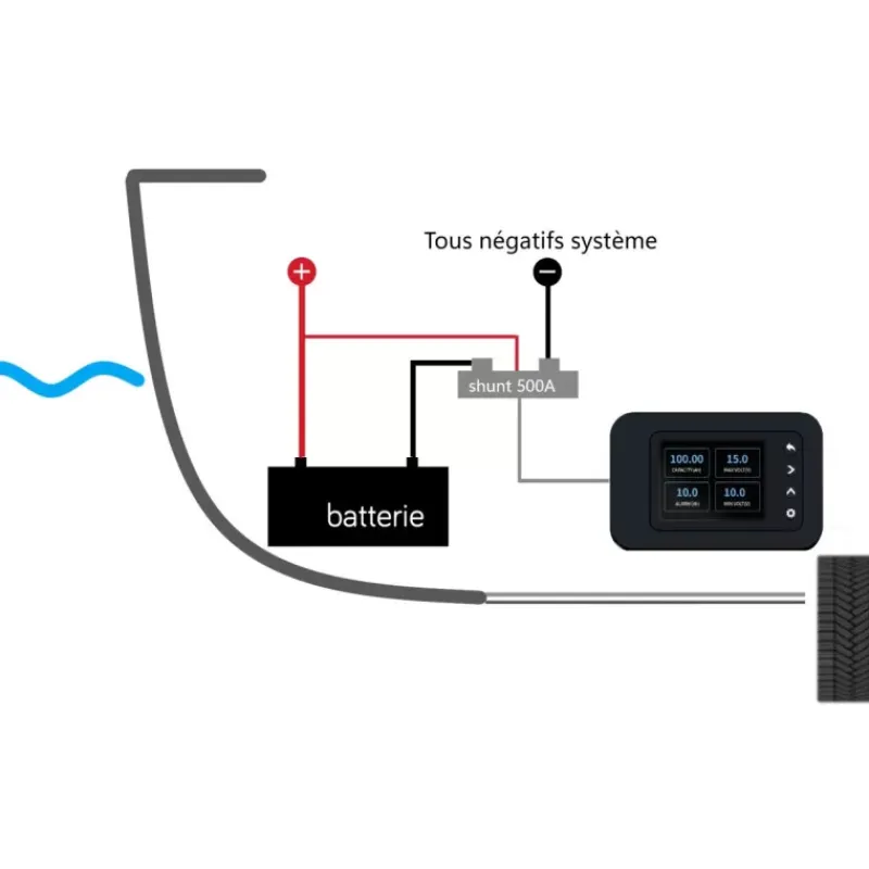 EM Contrôleur BM900-BT Distribution & Protection·Contrôleur De Batterie & Indicateur De Charge|Distribution & Protection·Contrôleur De Batterie & Voltmètre