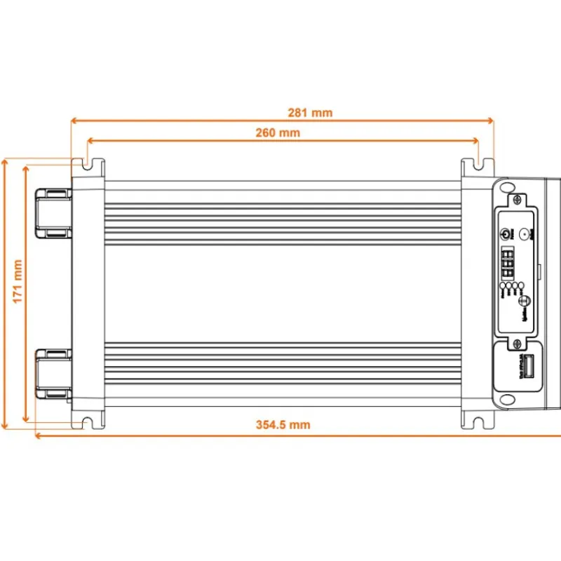 EM Convertisseur sinusoïdal DC-AC | PS RT-V2 | 1700 Va*Energie Mobile Discount