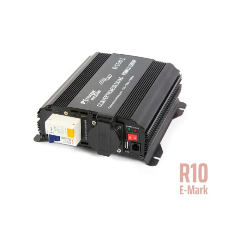 EM Convertisseur sinusoïdal DC-AC | PSW DIF-V2 350 Va*Energie Mobile Online