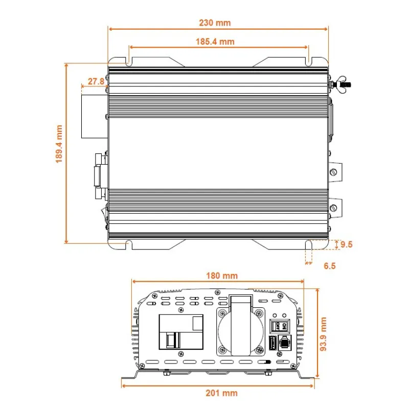 Sale EM Convertisseur sinusoïdal DC-AC | PSW DIF-V2 700 Va Electricité & Éclairage·Convertisseur 12V/230V|Production Électrique·Convertisseur Dc-Ac