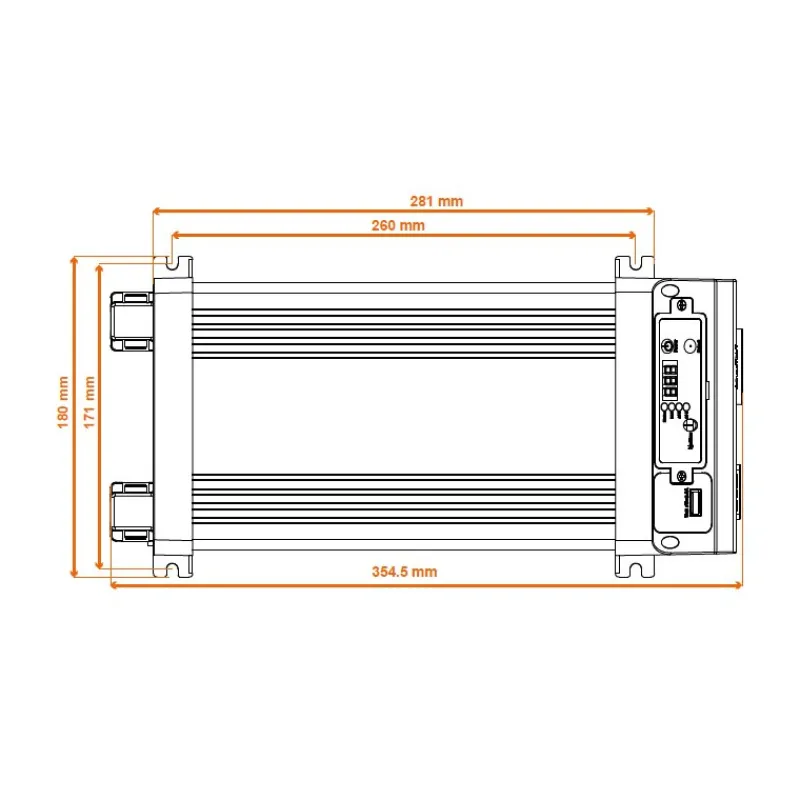 EM Convertisseur sinusoïdal DC-AC | PS RT-V2 | 1200 Va Production Électrique·Convertisseur Dc-Ac|Production Électrique·Convertisseur Dc-Ac