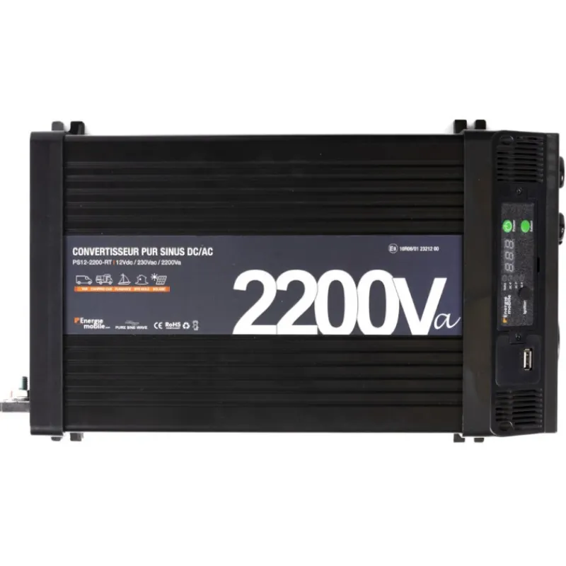 Outlet EM Convertisseur sinusoïdal DC-AC | PS RT-V2 | 2200 Va Production Électrique·Convertisseur Dc-Ac|Production Électrique·Convertisseur Dc-Ac