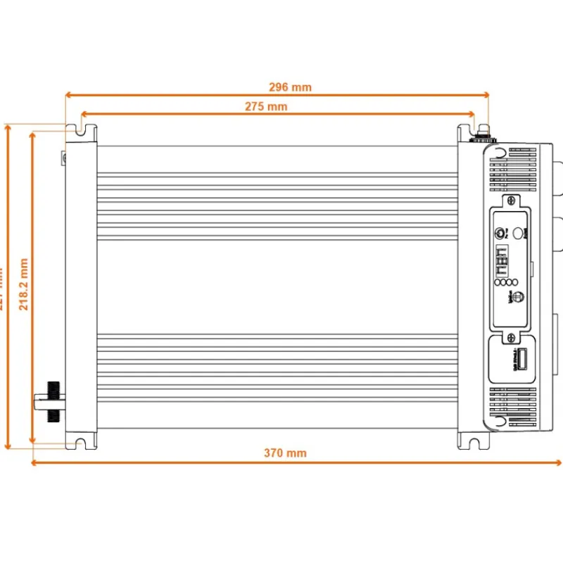 Outlet EM Convertisseur sinusoïdal DC-AC | PS RT-V2 | 2200 Va Production Électrique·Convertisseur Dc-Ac|Production Électrique·Convertisseur Dc-Ac
