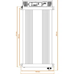 EM Convertisseur sinusoïdal DC-AC | PS RT | 12 V | 4000 W*Energie Mobile Outlet