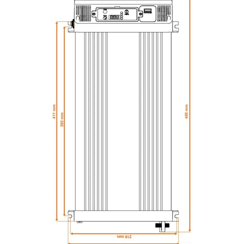 EM Convertisseur sinusoïdal DC-AC | PS RT | 12 V | 4000 W*Energie Mobile Outlet
