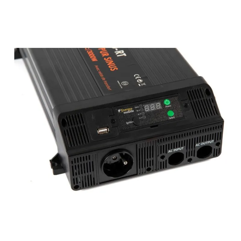 EM Convertisseur sinusoïdal DC-AC | PS RT | 12 V | 4000 W*Energie Mobile Outlet