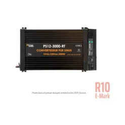 EM Convertisseur sinusoïdal DC-AC | PS RT | 12 V | 3000 W*Energie Mobile