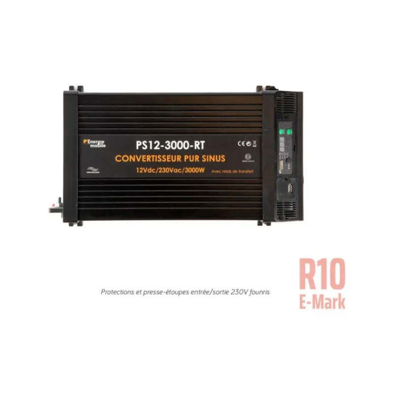 EM Convertisseur sinusoïdal DC-AC | PS RT | 12 V | 3000 W*Energie Mobile