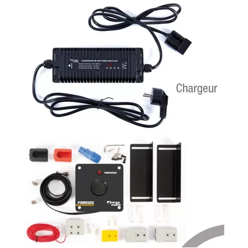 EM Générateur lithium 230V POWERBOX | 3000 W / 120 Ah*Energie Mobile Hot