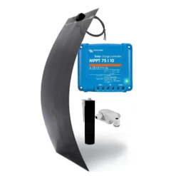 Best EM Kit solaire A-flex 105 W Noir - VICTRON Régulateur MPPT Solaire·Kit Panneau Solaire Flexible|Energie Solaire·Kit Panneau Solaire Souple