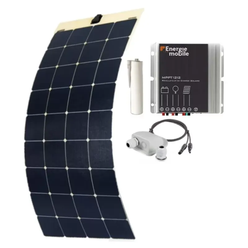 Outlet EM Kit solaire Marine Flex 70 W MPPT Solaire·Kit Panneau Solaire Flexible|Energie Solaire·Kit Panneau Solaire Souple